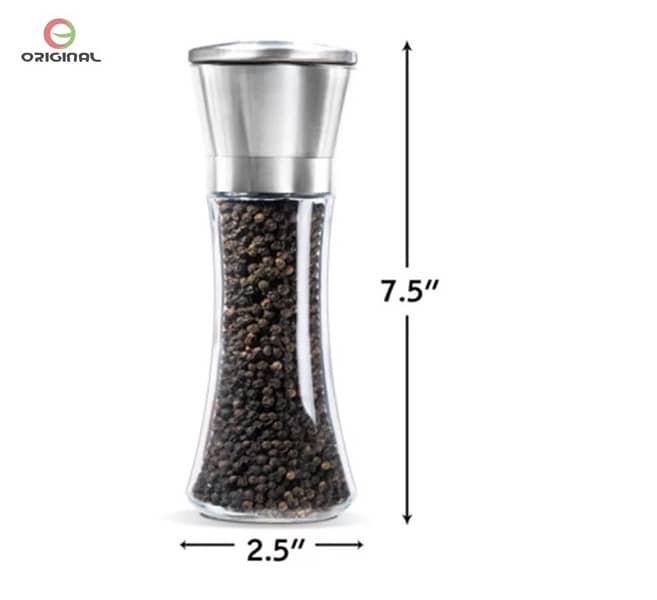 Manual Salt and Pepper Grinder bottles 6