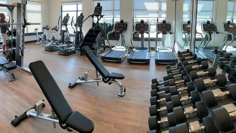 BRANDED PRECOR , LIFEFITNESS GYM STRENGTH AND CARDIO EQUIPMENTS 10