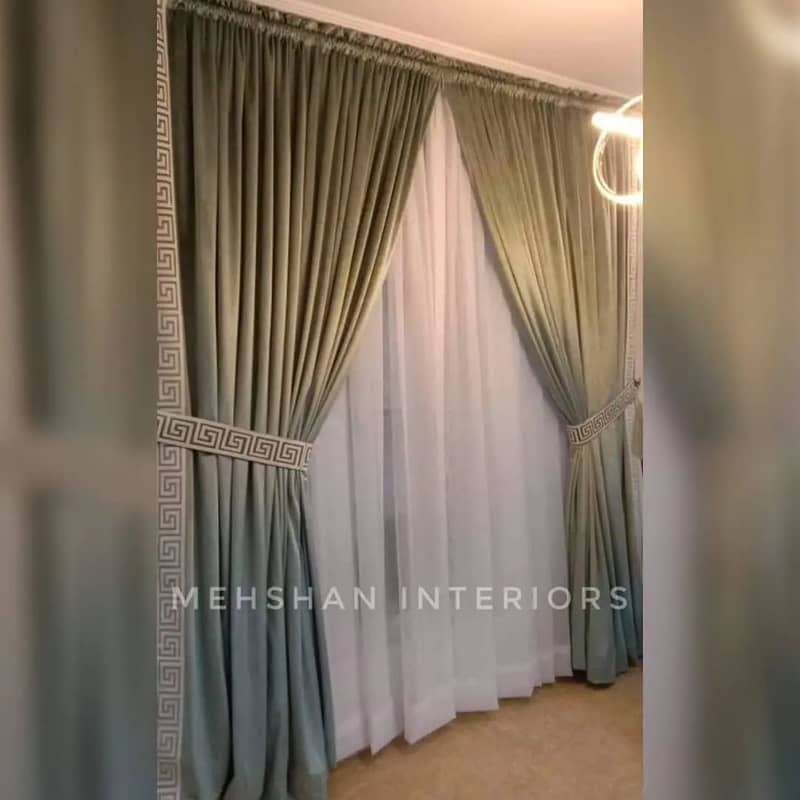 Modern Double Curtains, Curtain pair, Curtain for sale, Curtain design 1