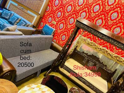 6 Seater Sofa, Center, Bed Set, Table Leather branded dining diwan 6