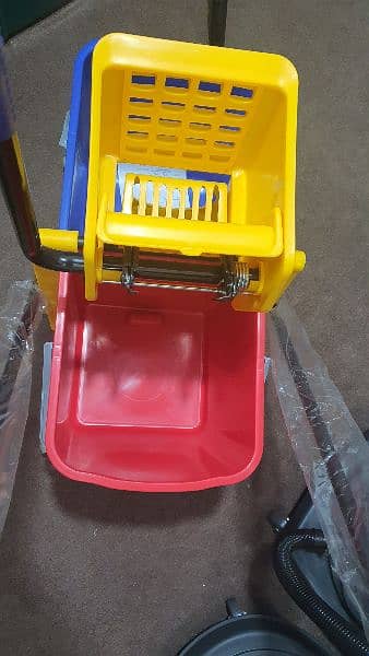 Double bucket Mop trolley original PP Quality/ Cleaning trolley 3