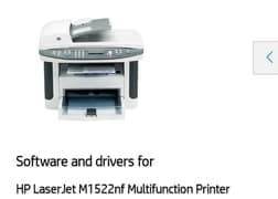 Hp leserjet 4in1 M1522 0