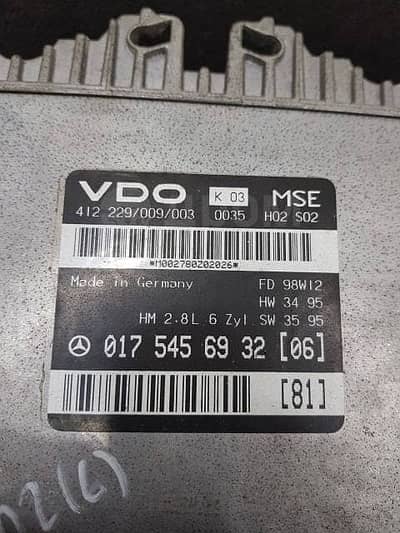 MERCEDES BENZ Engine control unit kit M104 2.8 A0175456932