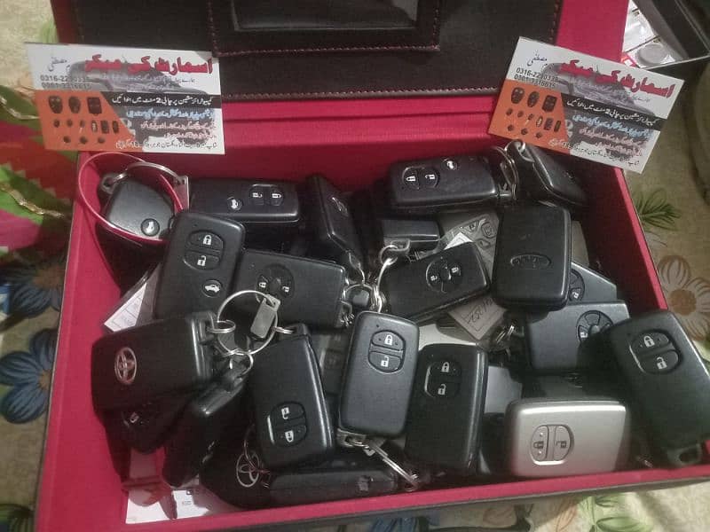 Auto key maker all types cars key making smart key programming karachi 1