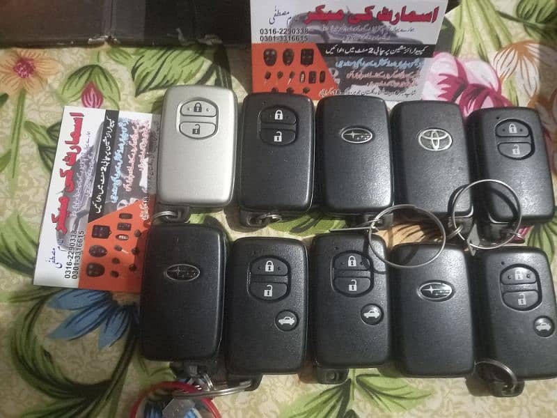 Auto key maker all types cars key making smart key programming karachi 2