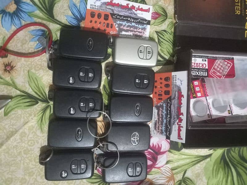 Auto key maker all types cars key making smart key programming karachi 3