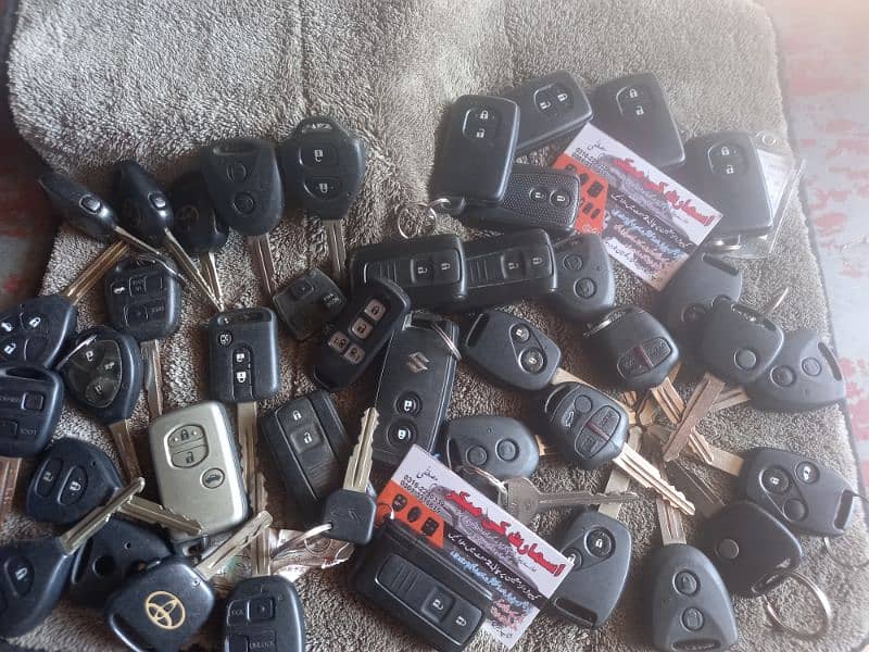 Auto key maker all types cars key making smart key programming karachi 16