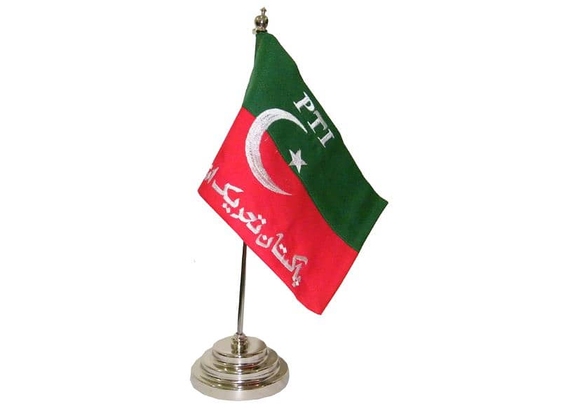 Pakistan Table flag, stainless steel,  executive look 2