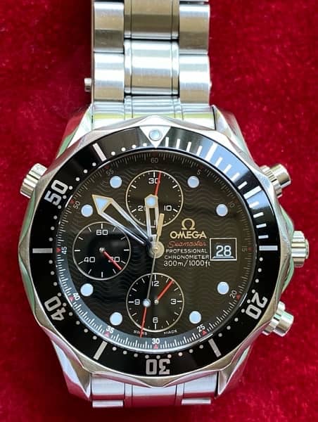 Omega seamaster professional 300m chronograph Rolex Cartier 1