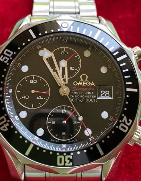 Omega seamaster professional 300m chronograph Rolex Cartier 2
