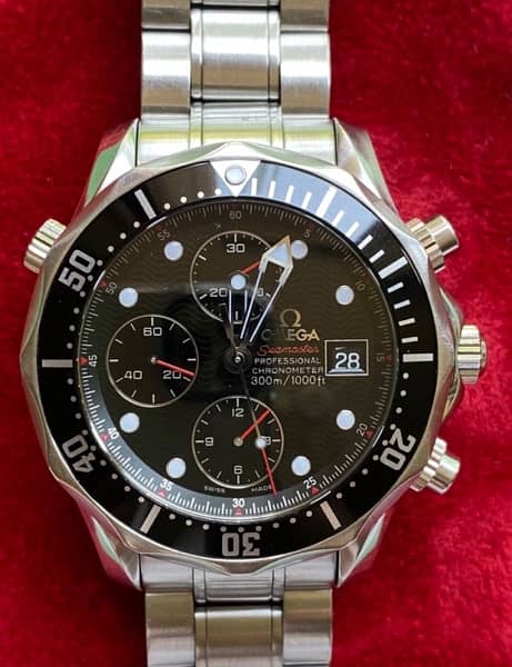 Omega seamaster professional 300m chronograph Rolex Cartier 4