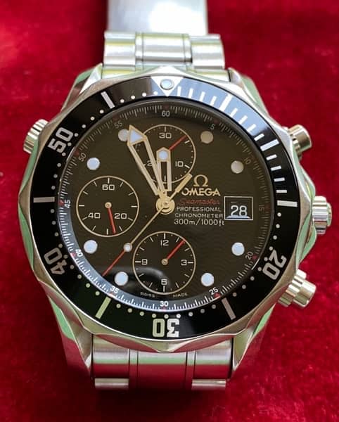 Omega seamaster professional 300m chronograph Rolex Cartier 6