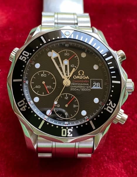 Omega seamaster professional 300m chronograph Rolex Cartier 7