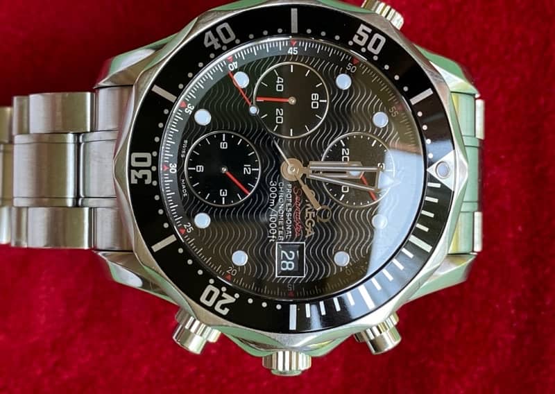 Omega seamaster professional 300m chronograph Rolex Cartier 8