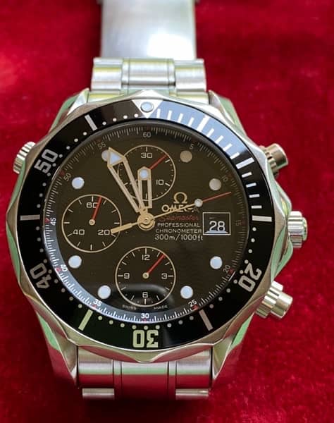Omega seamaster professional 300m chronograph Rolex Cartier 11