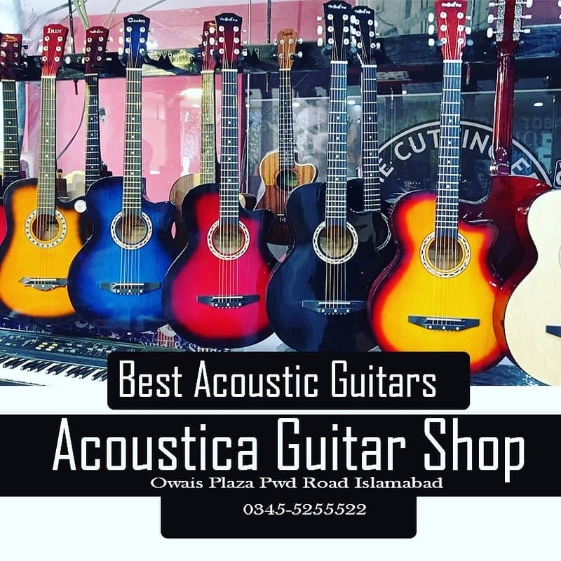 Quality guitars collection at Acoustica Guitar Shop 0