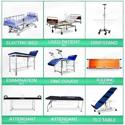 Patient Examination Couch | DNC Gynea table | Medical Hospital Surgic 8