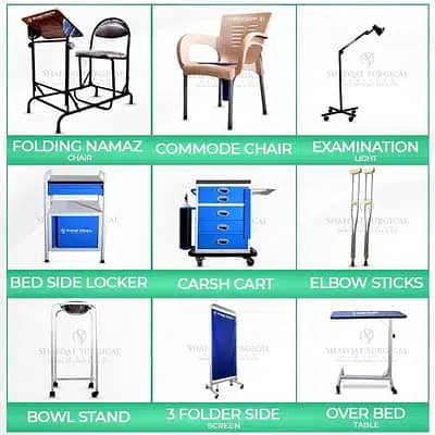 Patient Examination Couch | DNC Gynea table | Medical Hospital Surgic 9