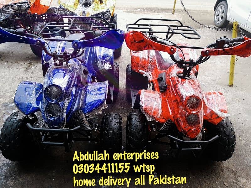 dubai import petrol atv  Abdullah Enterprises 4 wheels delivery all Pk 6