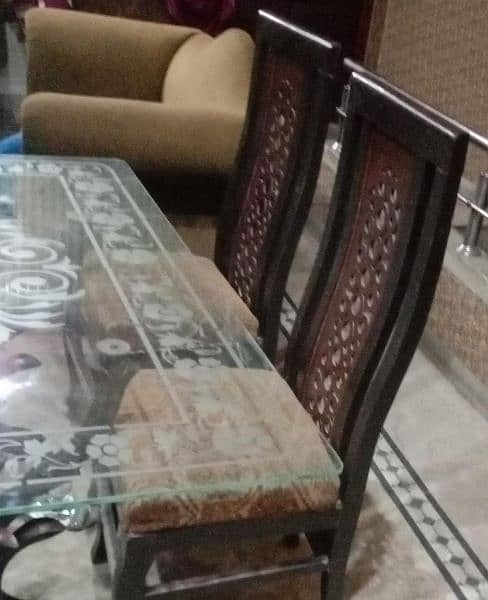 4chair and dining table for sale 0