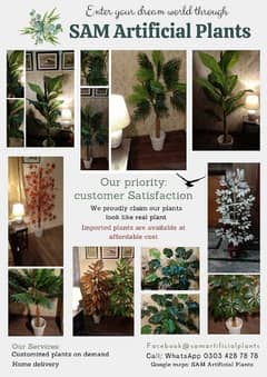 Artificial Plants for offices & home