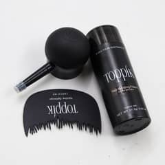 Toppik hair Fiber Pack of 3 hair fiber 27.5 gm + Applicator + Comb