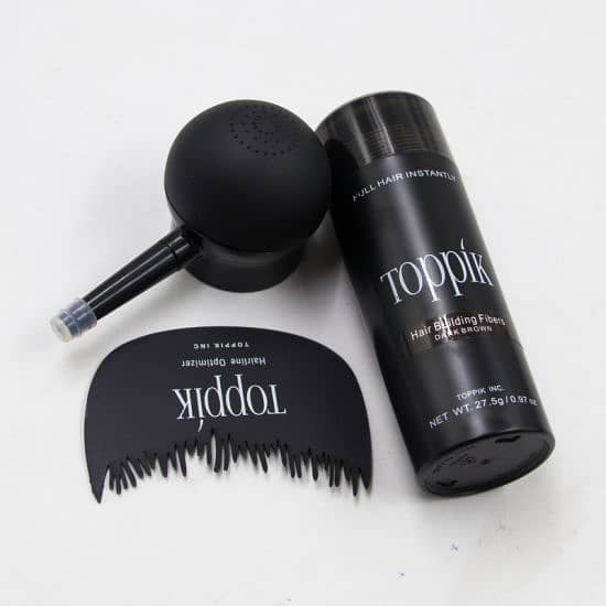 Toppik hair Fiber Pack of 3 hair fiber 27.5 gm + Applicator + Comb 0