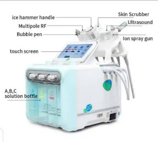 Hydra Facial Machine Available 8 in 1 tower 3