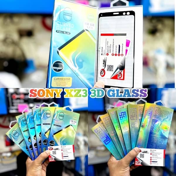 SONY XZ3 3D EDGE GLASS PREMIUM QUALITY WHOLE QTY 2