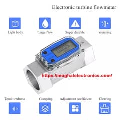 Digital LCD Flow Meter Turbine Fuel Meter 2 inch For Oiil Air