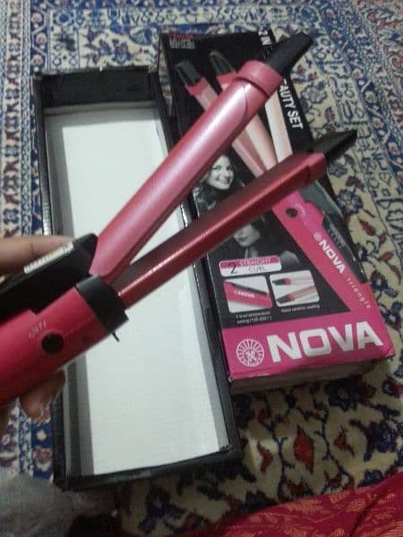 Nova straightener & curler. . . . 3