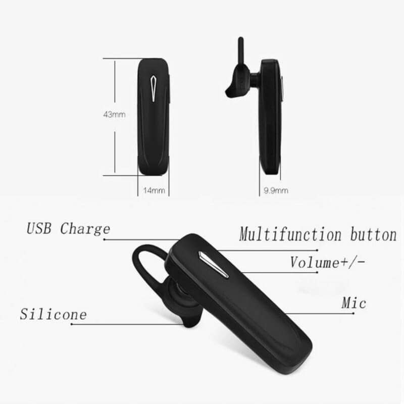 Wireless Bluetooth Earphone/Headphone/Handfree for all Mobiles 6