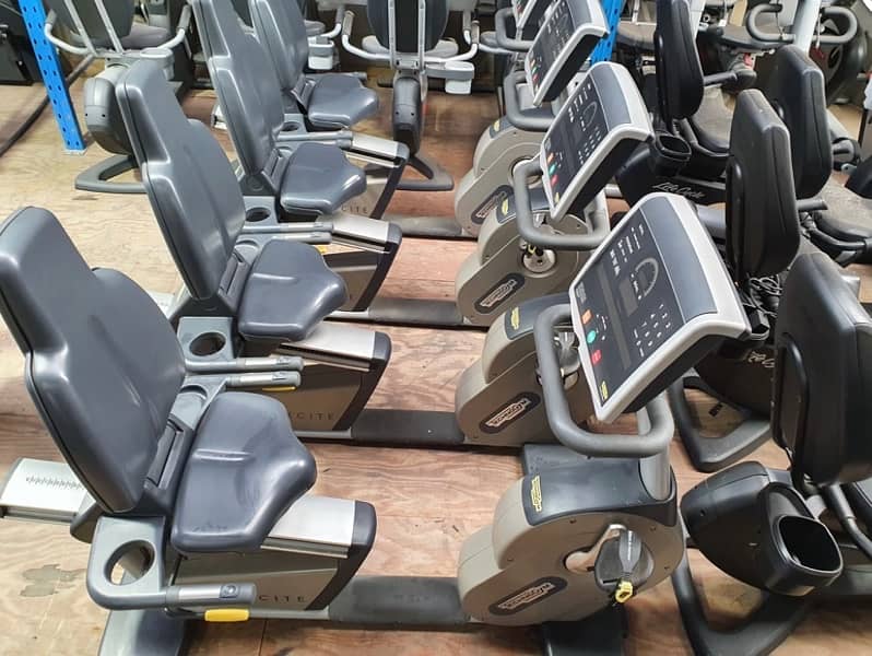 we deal in all kind of used gym equipments specially import from USA 10