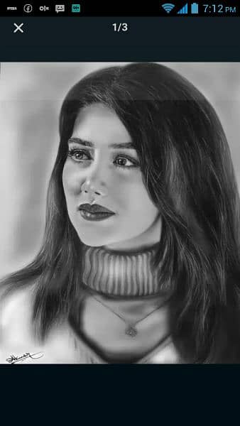 pencil sketched on order