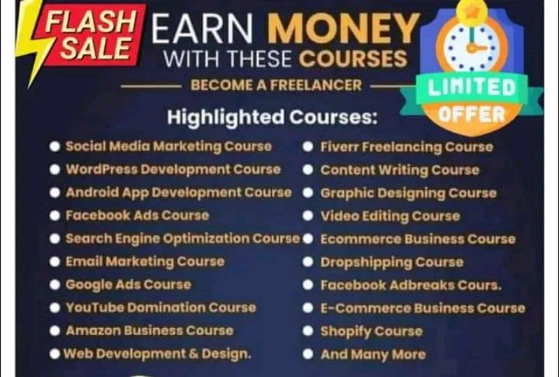 Courses for digital skill to become freelancer 0