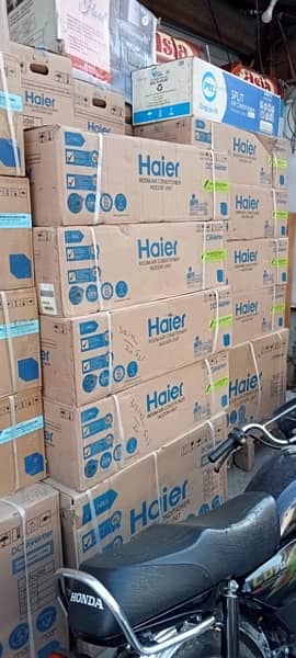 haier 18hfc AC DC 1ton   triple inverter ups technology 1