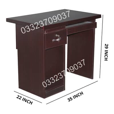 35x20 inch Wooden computer table for home and office use