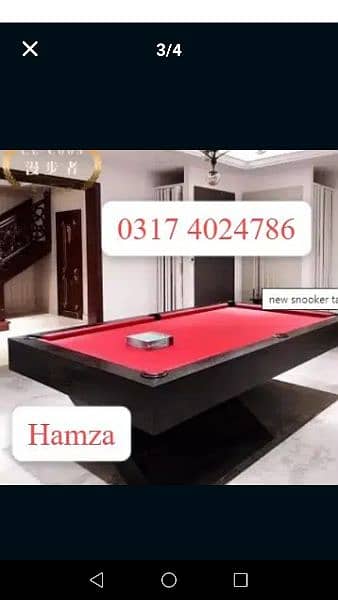 CUSTOMIZED SNOOKER TABLE / BILLIARDS / POOL TABLE / SNOOKER TABLE 3