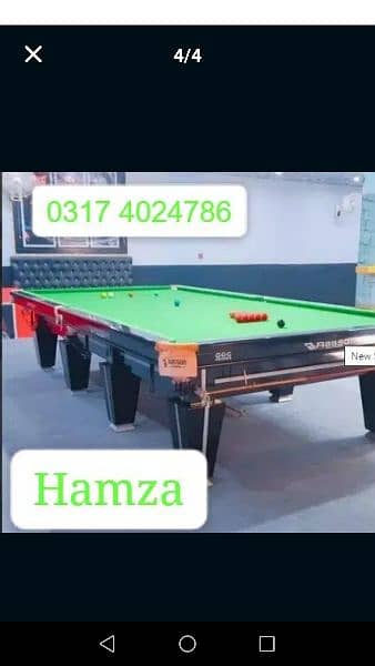 CUSTOMIZED SNOOKER TABLE / BILLIARDS / POOL TABLE / SNOOKER TABLE 4