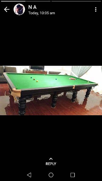 CUSTOMIZED SNOOKER TABLE / BILLIARDS / POOL TABLE / SNOOKER TABLE 7