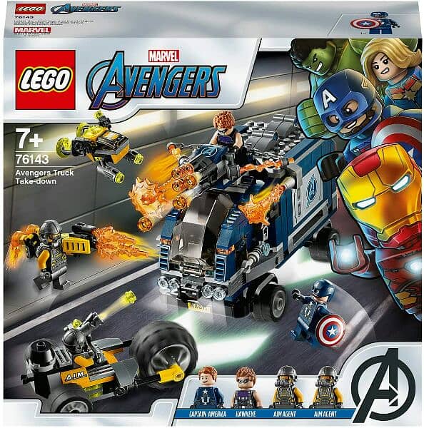 LEGO 76143 Super Heroes Avengers Truck Take down with Captain America 1