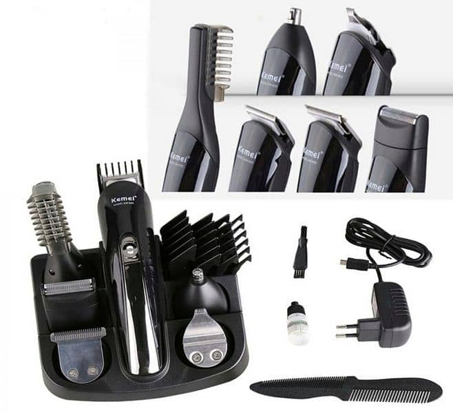 Original Dingling Kemei Hair Beard iron Trimmer Shaver Shaving Machine 14