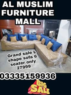 Very comfortable L shape sofa set