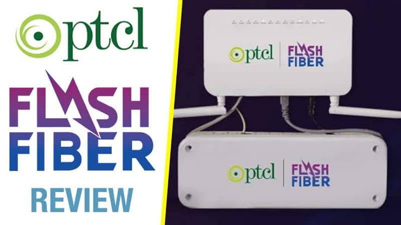 Ptcl boardband connection + Flash fiber ( Internet +Smart TV + PSTN ) 2