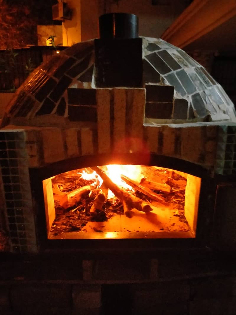 Tandoor,Wood fired pizza Brick oven,convection heat flow 1