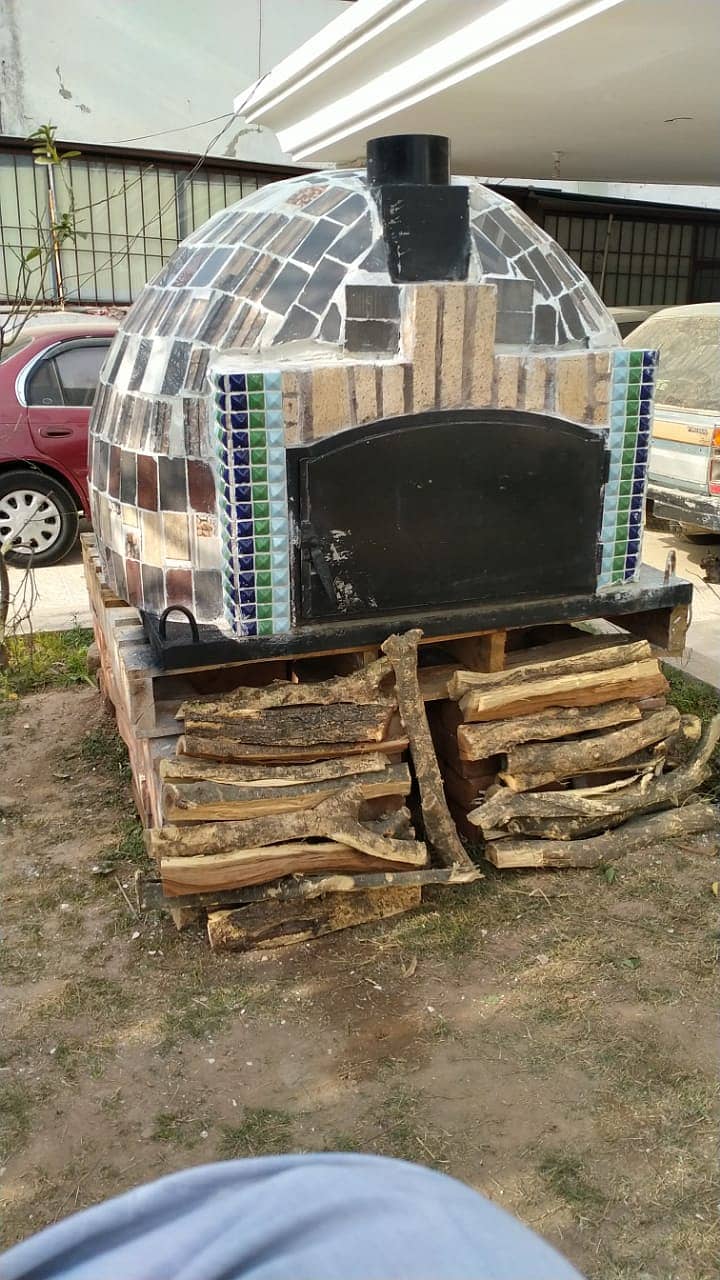Tandoor,Wood fired pizza Brick oven,convection heat flow 8
