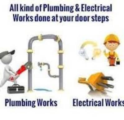 Electric work and plumber work