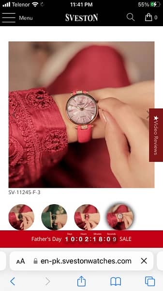 SVESTON LEOFOROS SV-11245  Womens Watch : Brand New/Pin-Pack 1