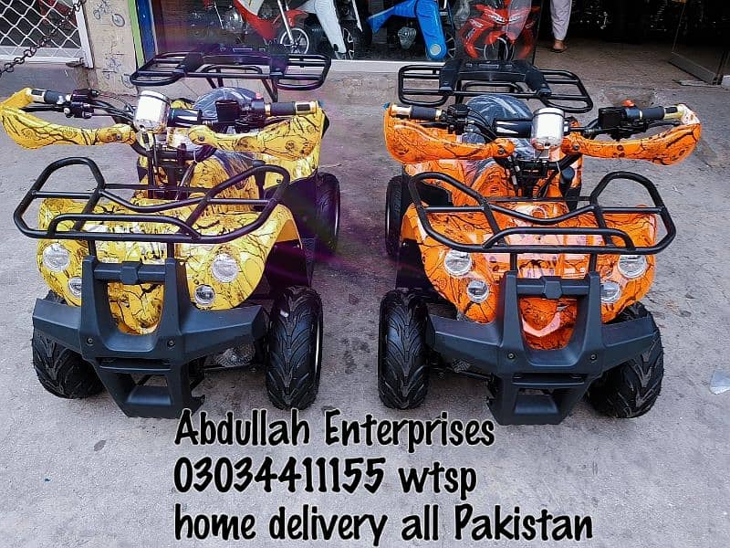 Abdullah Enterprises whole seller atv quad 4wheels delivery all Pk 6
