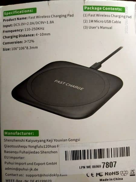 Imported Mobile Fast Wireless Charger 3